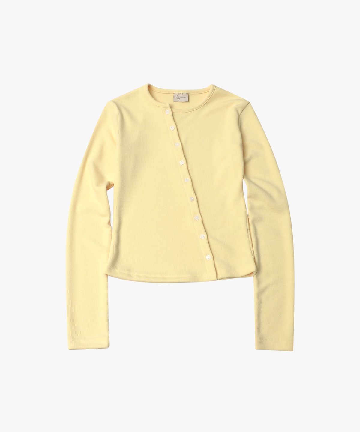 로시로우(LOSSYROW) Soft Round Cardigan Yellow