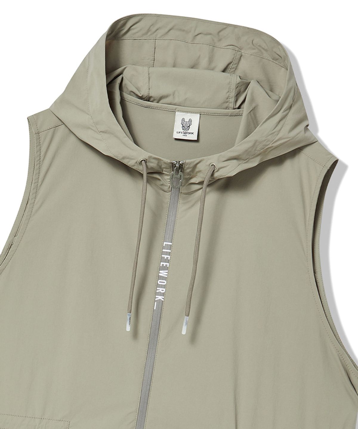 라이프워크(LIFEWORK) 여성) 티피컬 후드 슬리브리스 점프수트