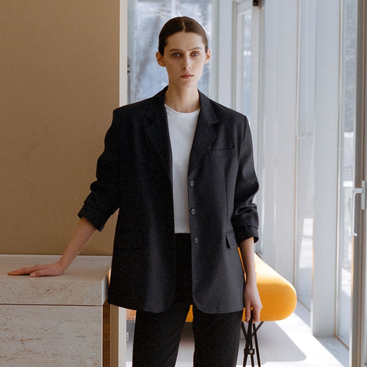 노우드(NOEUD) Essence blazer (Charcoal)