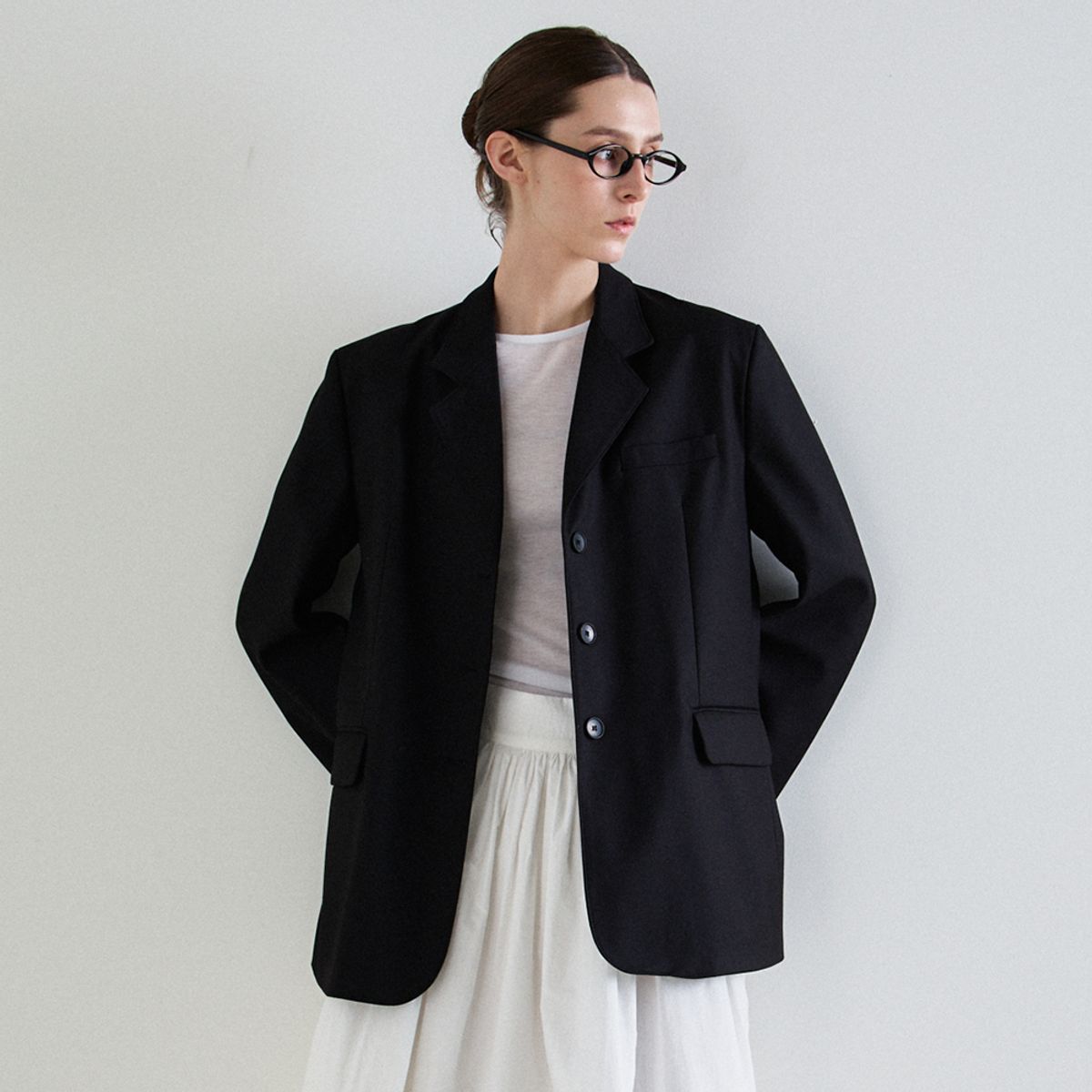 노우드(NOEUD) Essence blazer (Black)