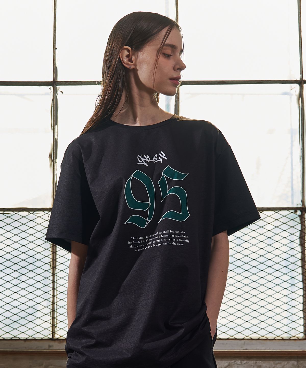 갈렉스(GALEX) 95 그래픽 숏슬리브 블랙 GA5626 BK