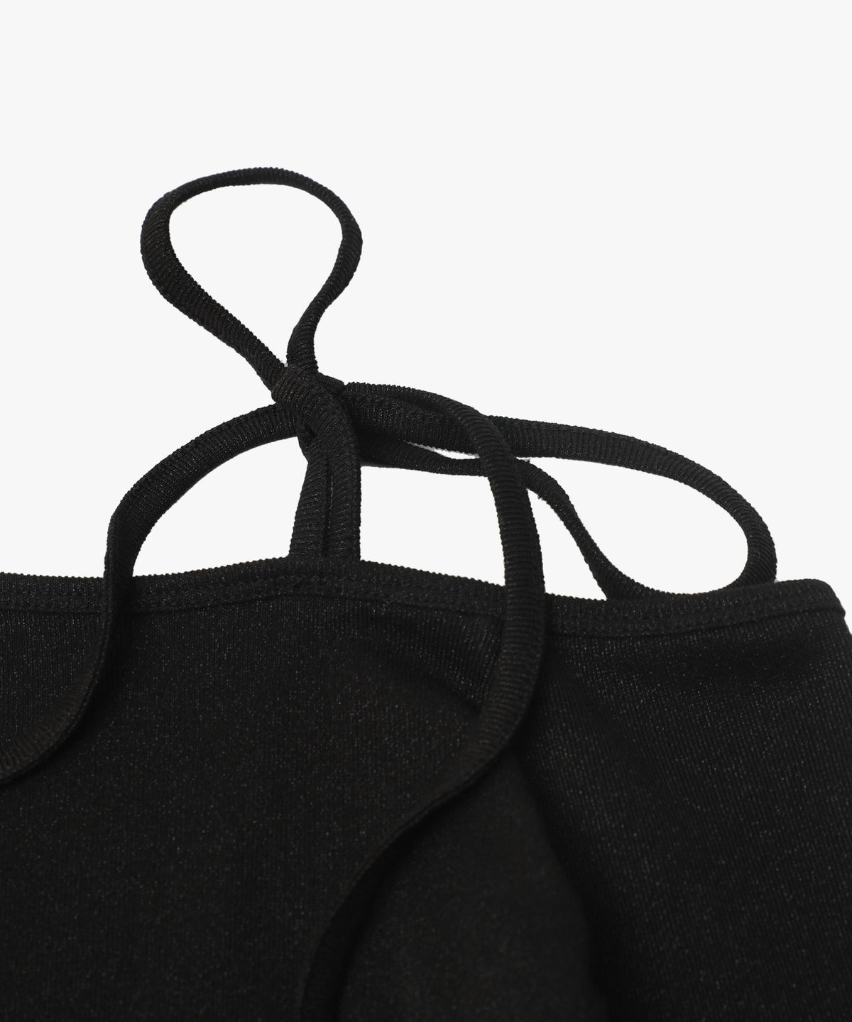 로시로우(LOSSYROW) Shoulder Rope Long Sleeve  Pearlblack