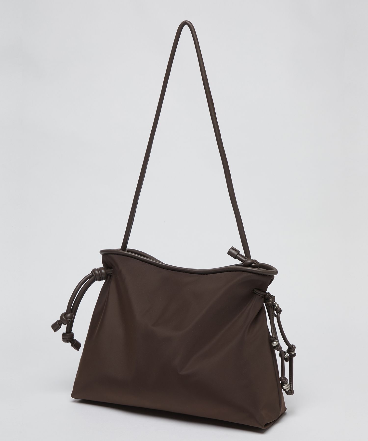 MUSINSA | Archivépke Gem shoulder bag(Nylon brown)_OVBAX25113DKB
