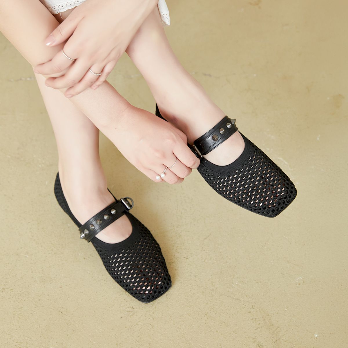 아쉬(ASH) BIJOUX 비쥬 메리제인 플랫 AG2D01516