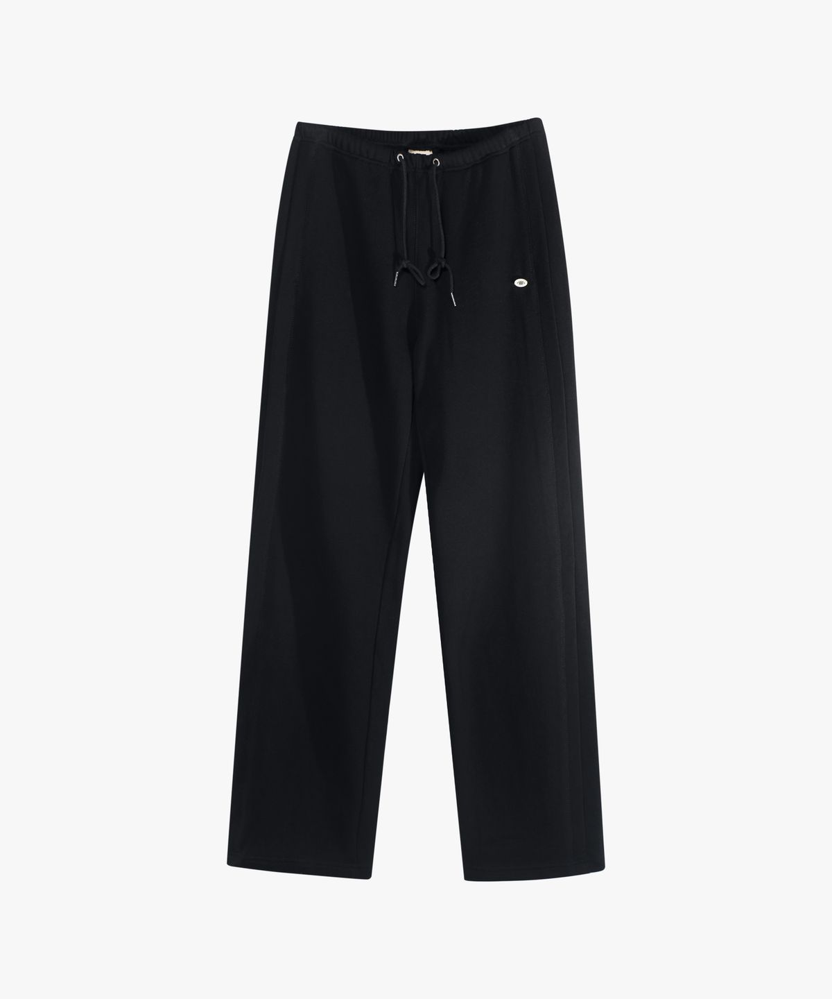 로시로우(LOSSYROW) Needle Stitch Cotton Pants Black