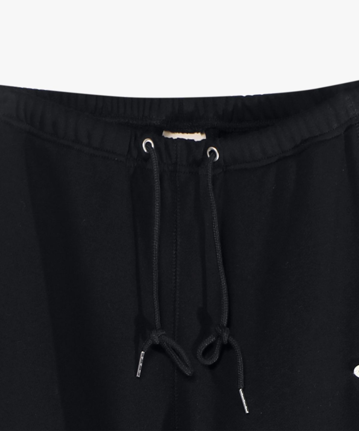 로시로우(LOSSYROW) Needle Stitch Cotton Pants Black