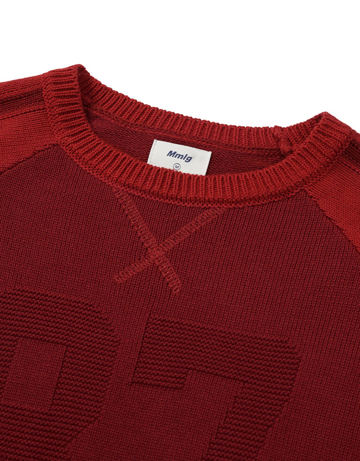 엠엠엘지(MMLG) [Mmlg] STAR POINT HF KNIT (RED)
