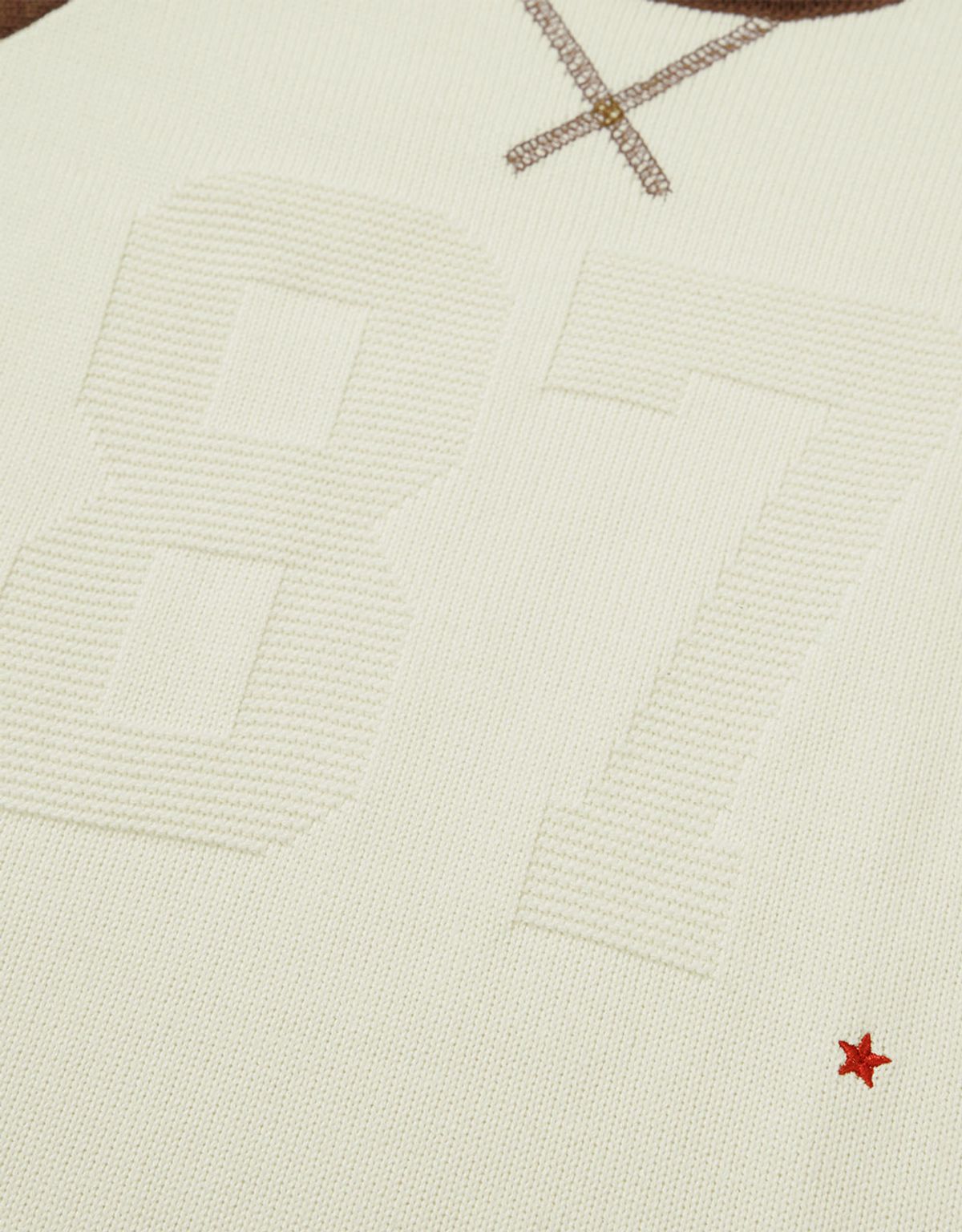 엠엠엘지(MMLG) [Mmlg] STAR POINT HF KNIT (IVORY)