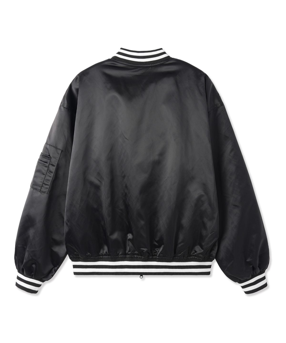 그레이블러밧(GRAYBLVD) 티티 바시티 자켓 GKAJK63(BLACK)