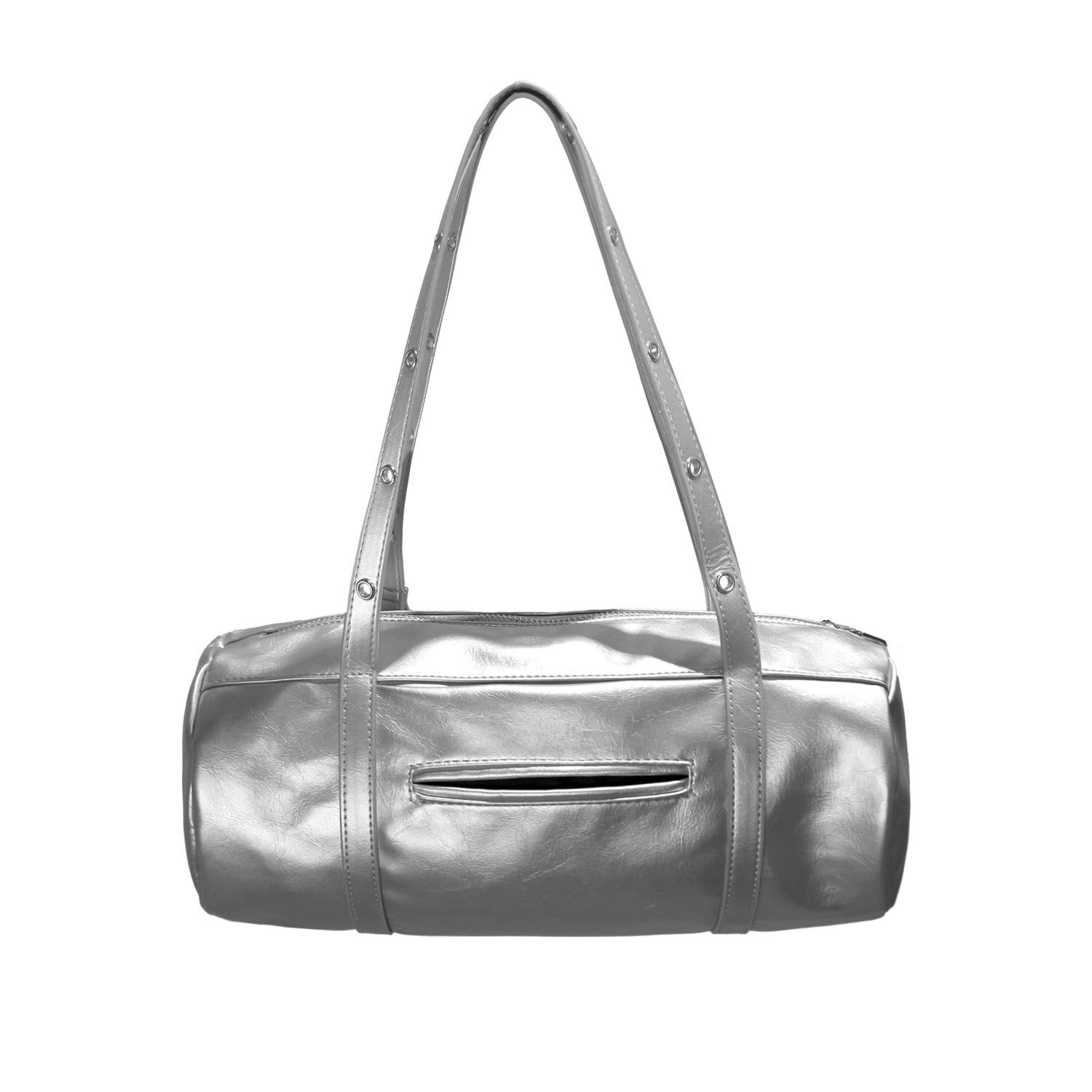 MUSINSA | BLACK PURPLE Baby Rocco Bag_SILVER