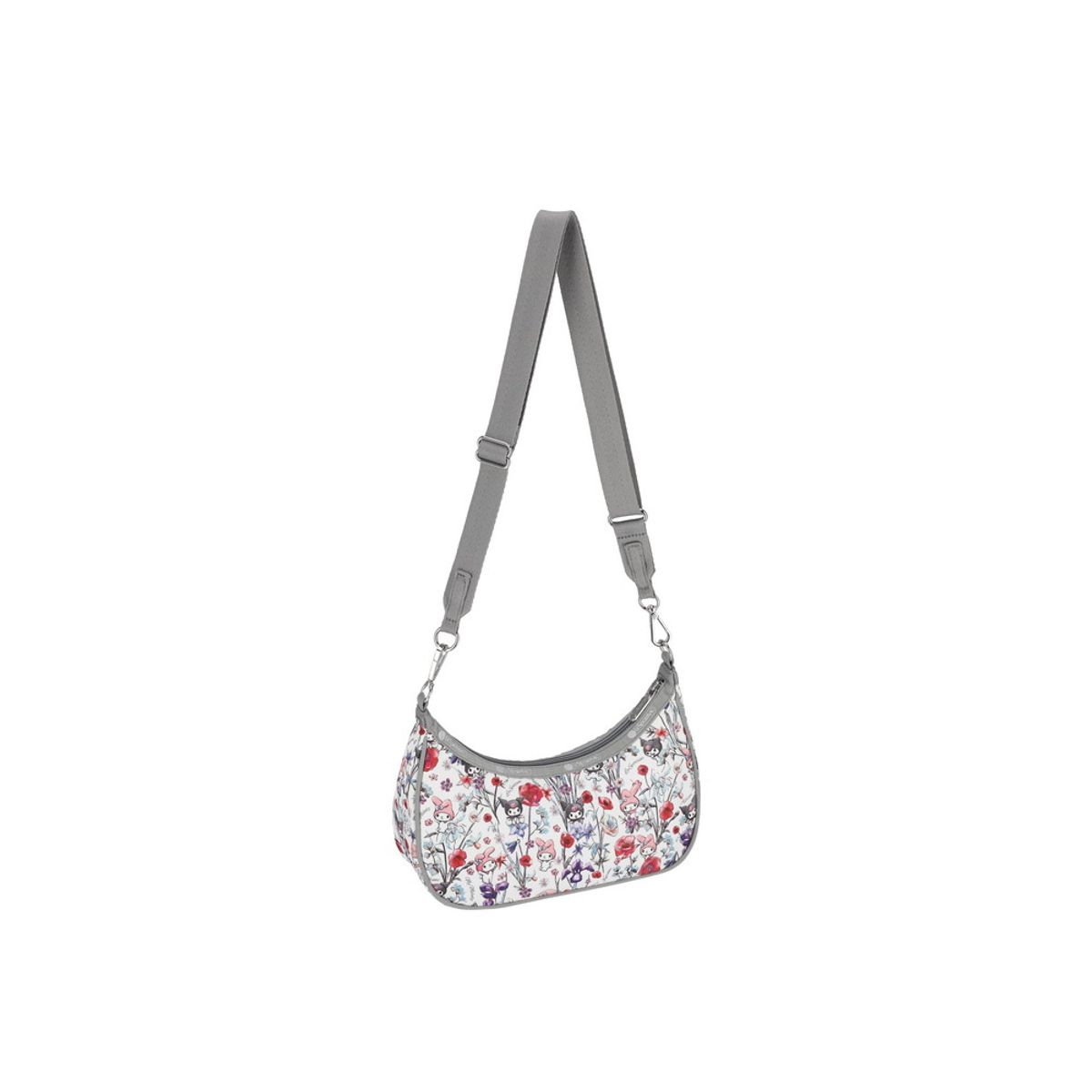 레스포색(LESPORTSAC) 마이멜로디 쿠로미 그레이 스몰 컨버터블 호보백 [3752.HC02]