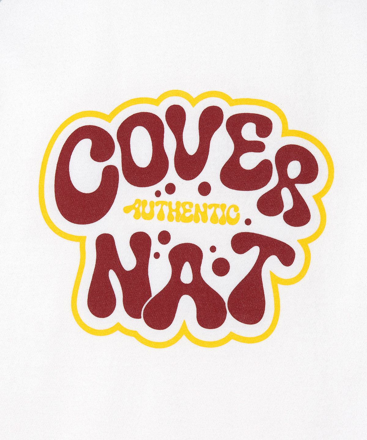 커버낫 키즈(COVERNAT KIDS) BURBLE 로고 라글란 반팔티셔츠 화이트 CK2502ST31WH