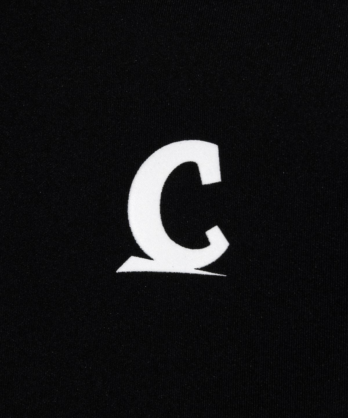 커버낫 키즈(COVERNAT KIDS) 컬러로고 래쉬가드 반집업 셋업 블랙 CK2502RG57BK
