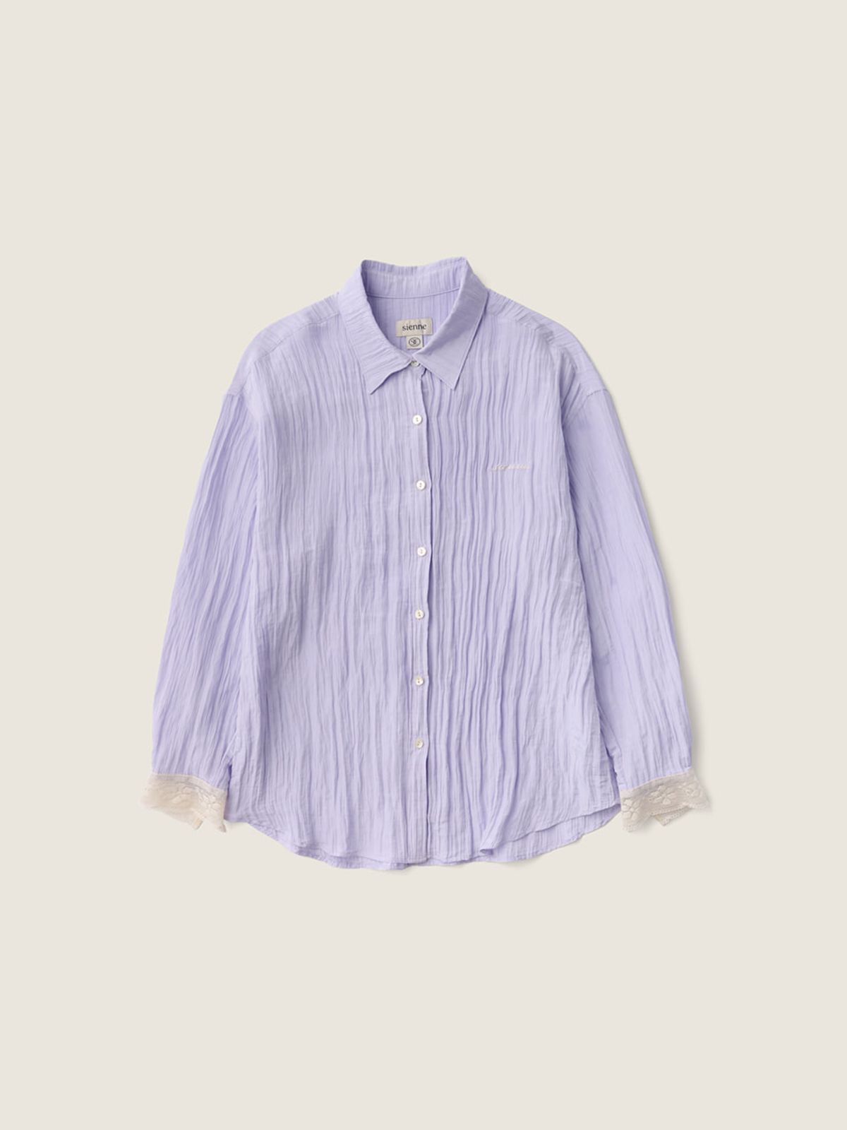 시엔느(SIENNE) Sonya Lace Shirts (Lavender)