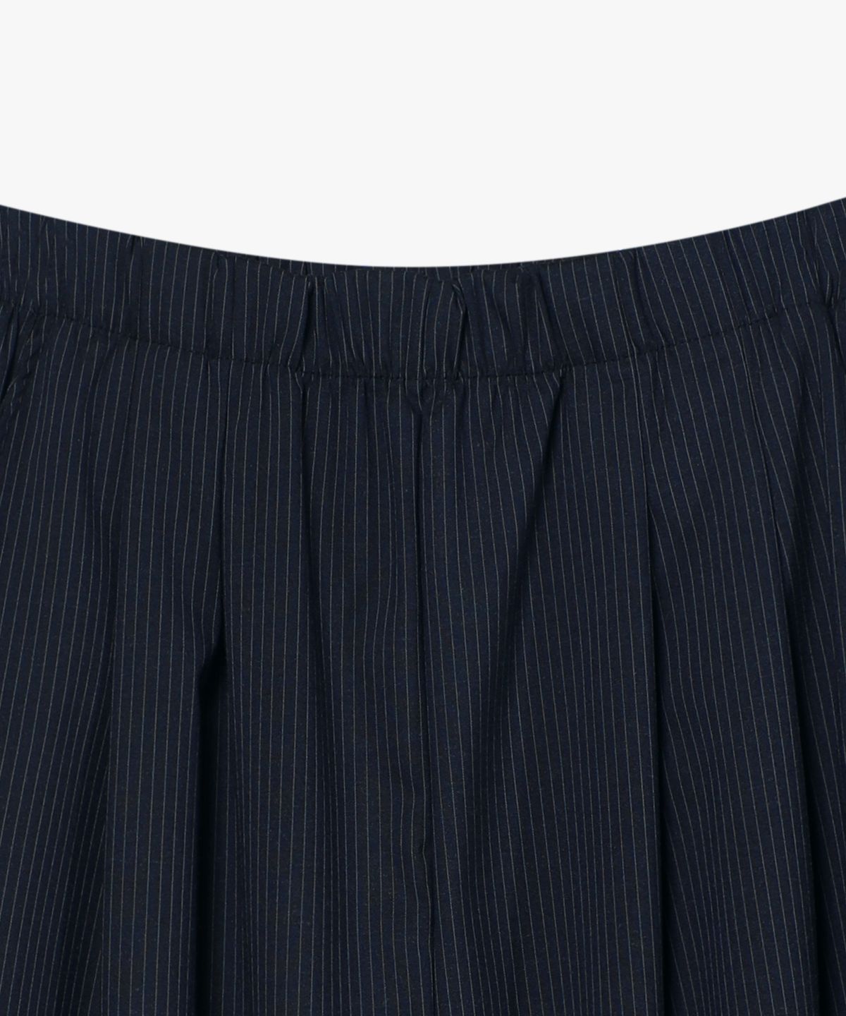 로시로우(LOSSYROW) Two-tuck Striped Slacks Navy
