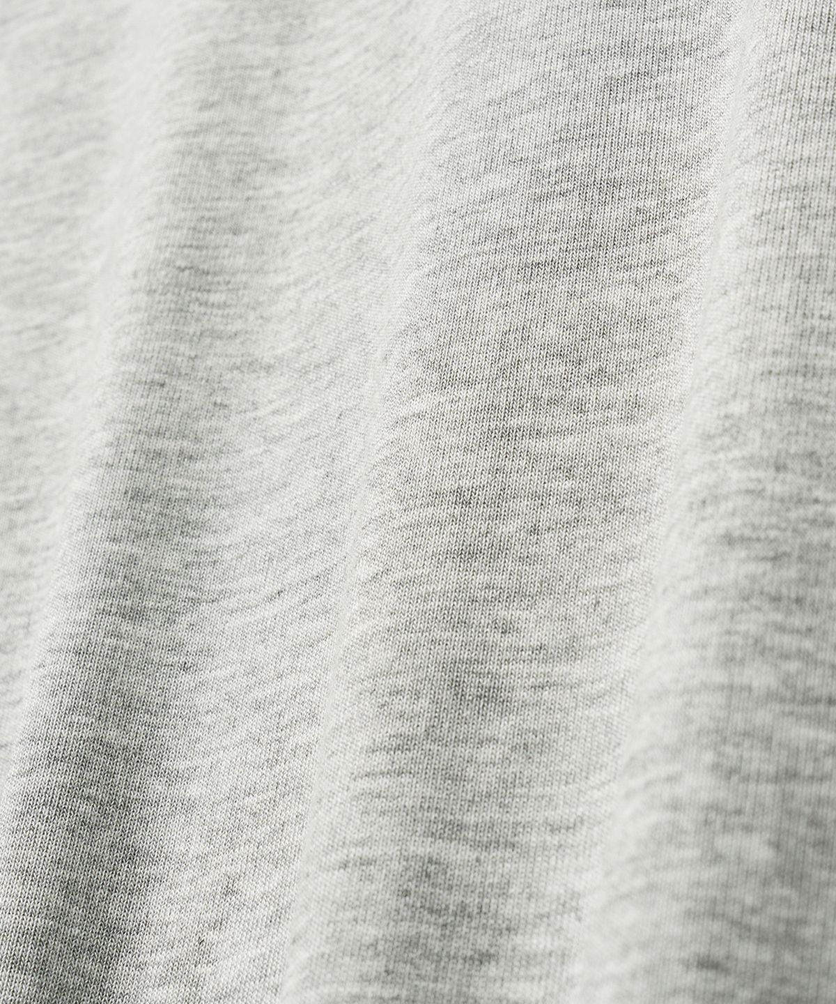 노이어(NOIRER) 레이어드 헨리넥 롱 슬리브 티셔츠 (그레이브라운)