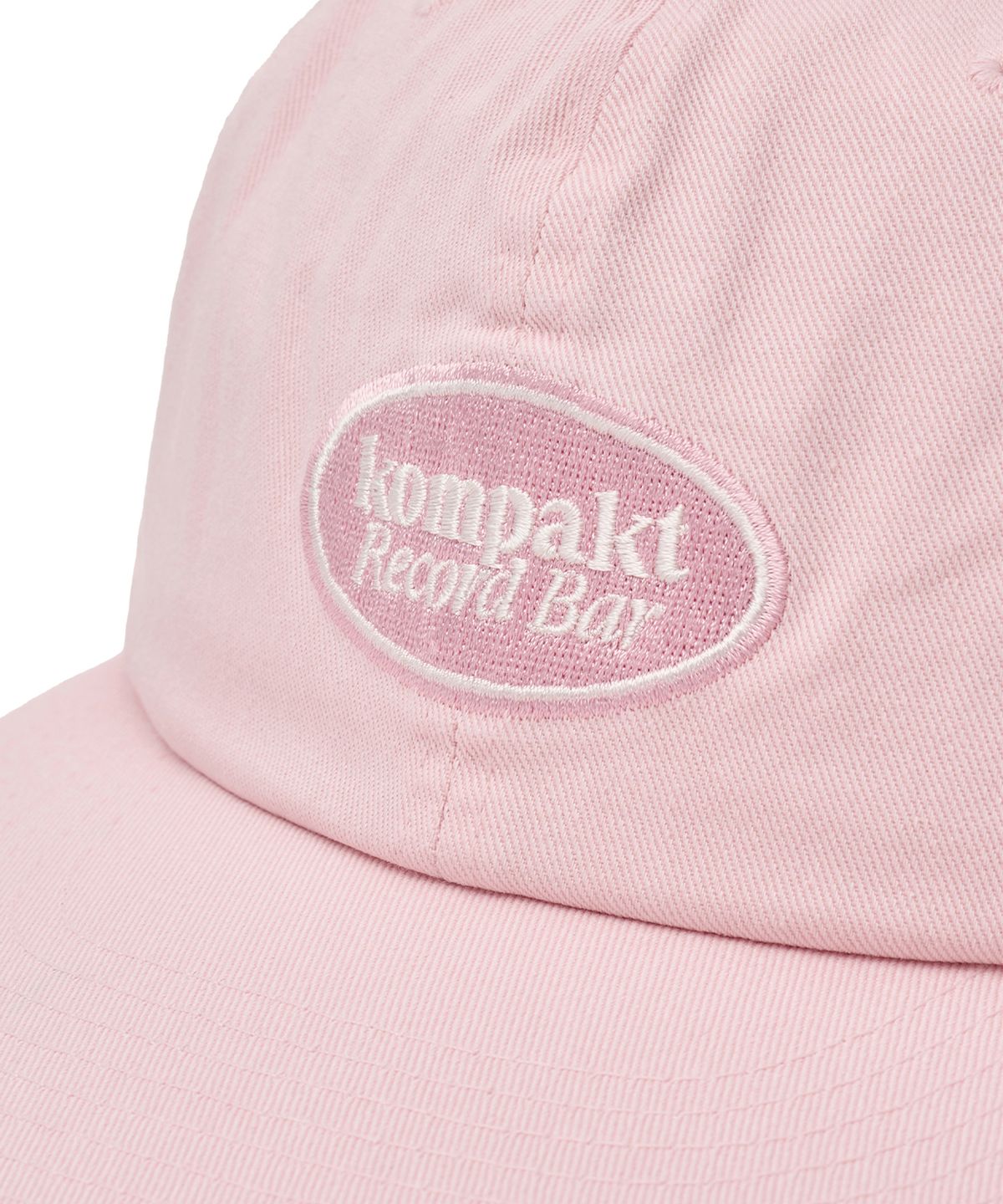 콤팩트 레코드 바(KOMPAKT RECORD BAR) KRB 6panel Oval Logo Cap - Pink