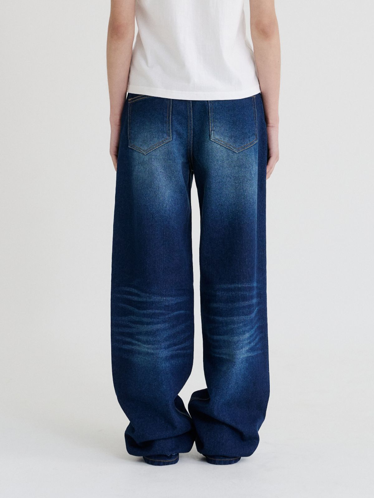 레피어(REPPIER) Low Rise Denim Pants (Indigo)