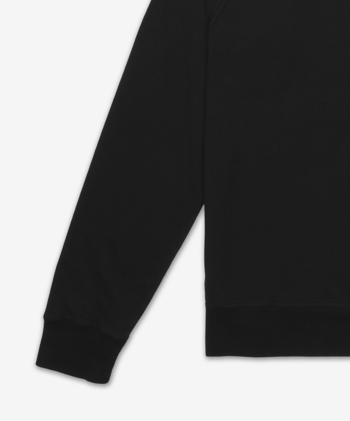 씨피 컴퍼니(CP Company) 라이트 플리스 로고 크루넥 맨투맨 - 블랙 / 18CMSS038A002246G999