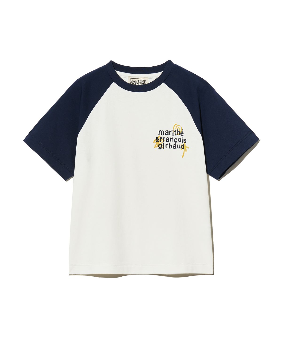 마리떼 키즈(MARITHÉ KIDS) KIDS OVER FIT RAGLAN LOGO TEE navy