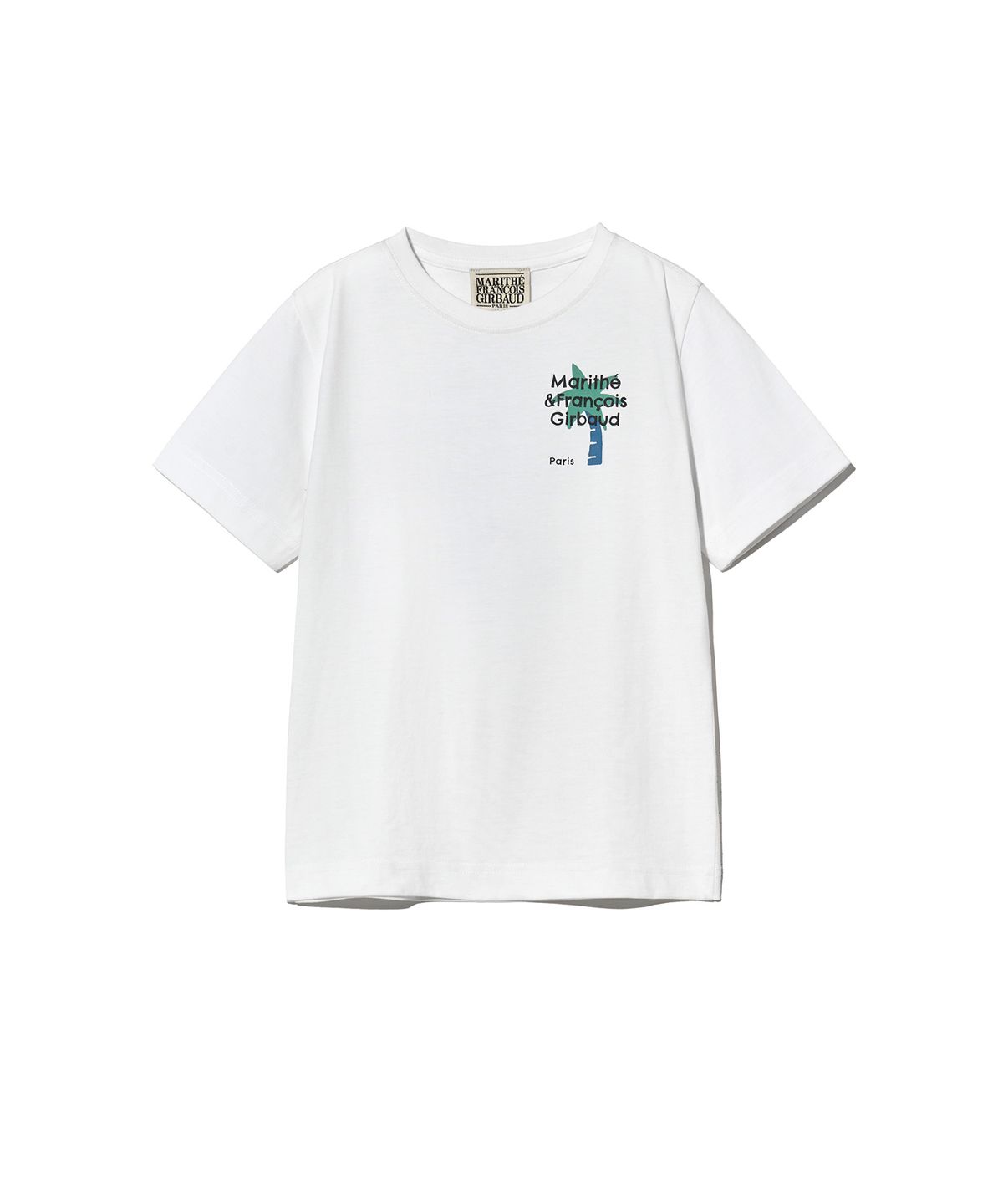 마리떼 키즈(MARITHÉ KIDS) KIDS TEE+WOVEN SHORTS SET-UP white