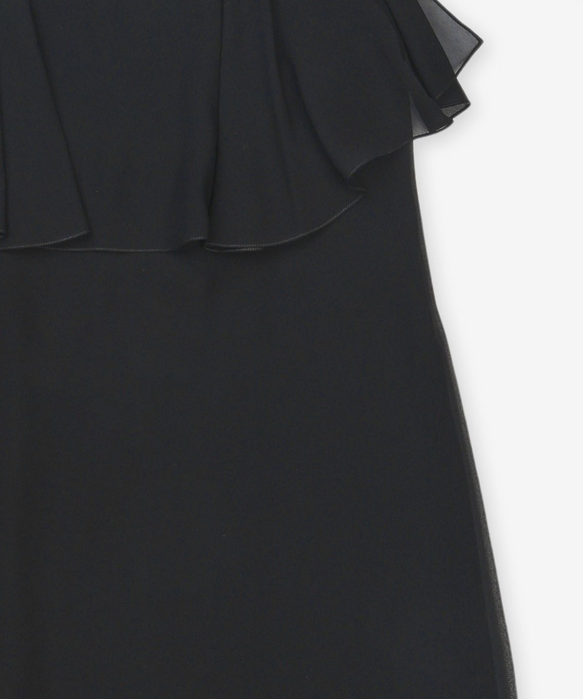 생로랑(SAINT LAURENT) 슬리브리스 원피스 - 블랙 / 820529Y3H361000