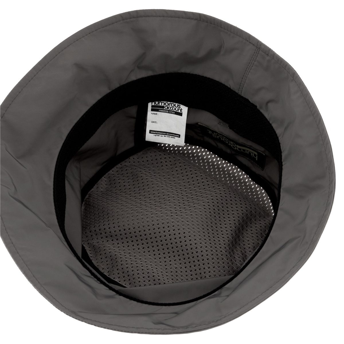 휴머러스 어카운트(HUMOROUS ACCOUNT) AIRY BUCKET HAT / STEEL GRAY
