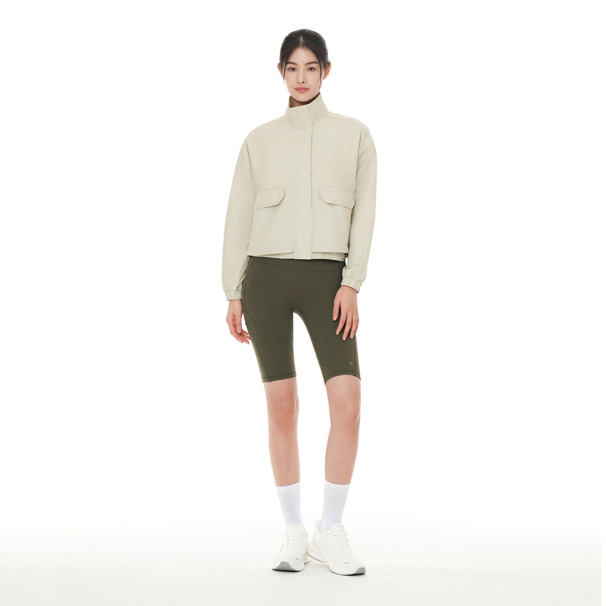 안다르(ANDAR) 더블 레이어 숏 자켓