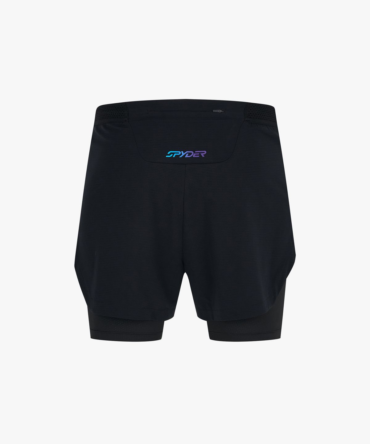 스파이더(SPYDER) 남성 러닝 레깅스 일체형 숏츠 SPKMCNTR231MBLK