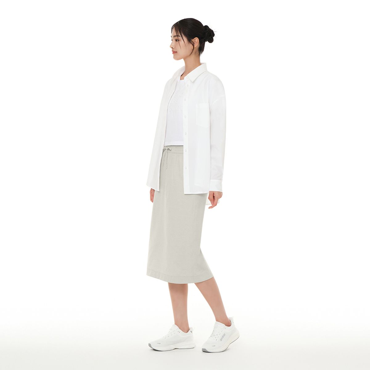 안다르(ANDAR) 에어리핏 미디 스커트