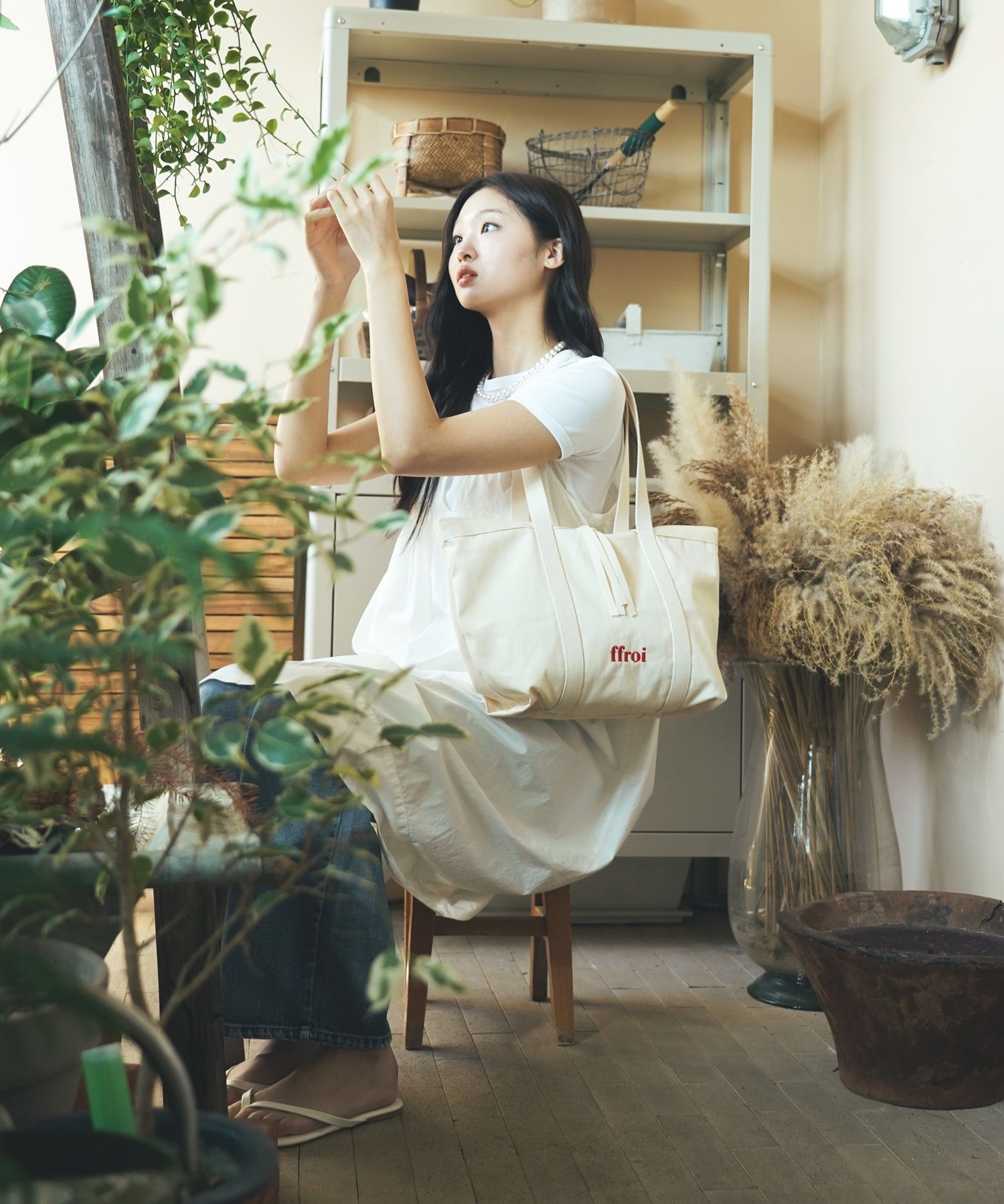 MUSINSA公式 | FFROI Zipper eco bag