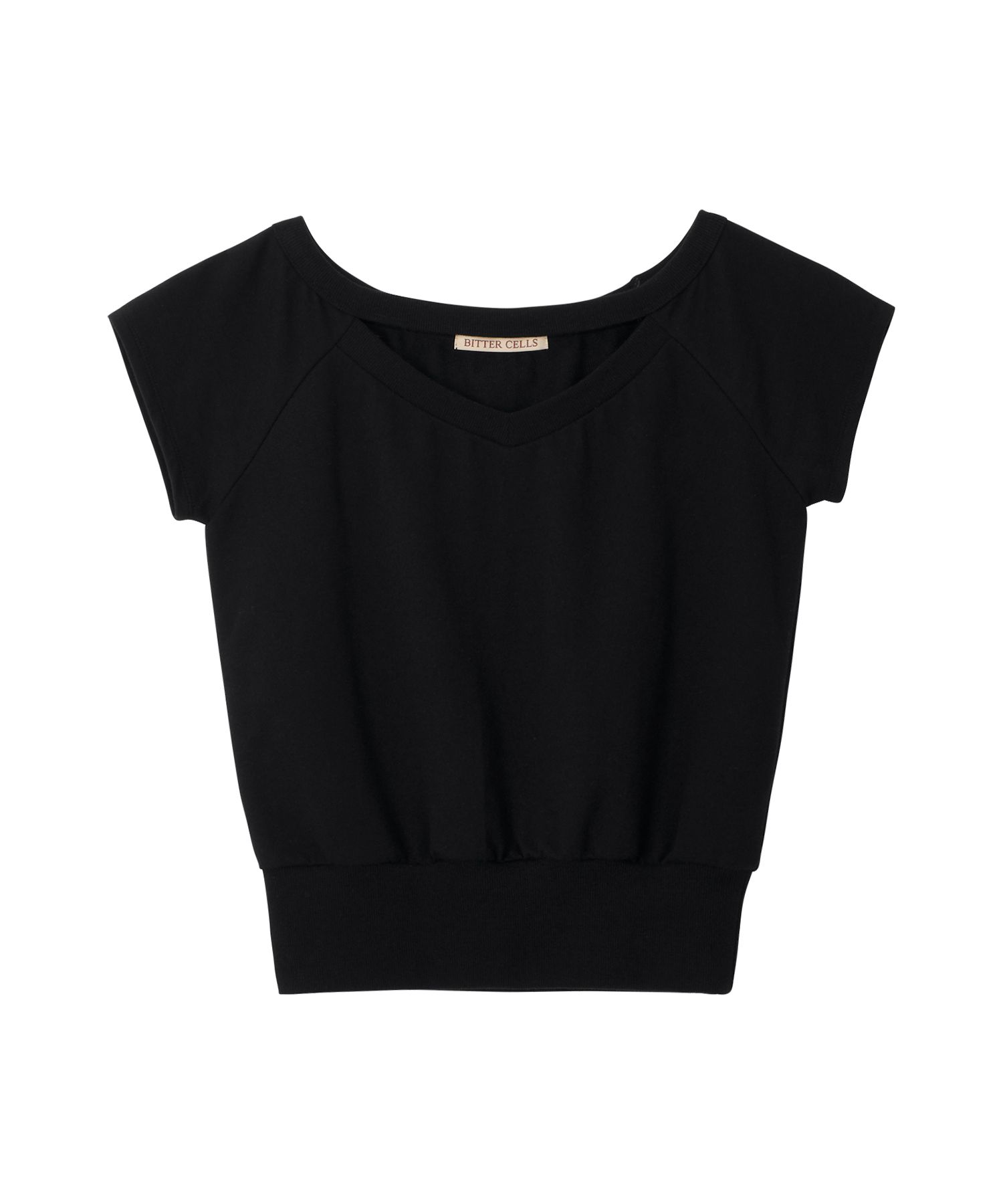 BITTER CELLS ダズル キャップ スリーブ Tシャツ MUSINSA公式 | BITTERCELLS Dazzle Cap Sleeve Tee-Mocha