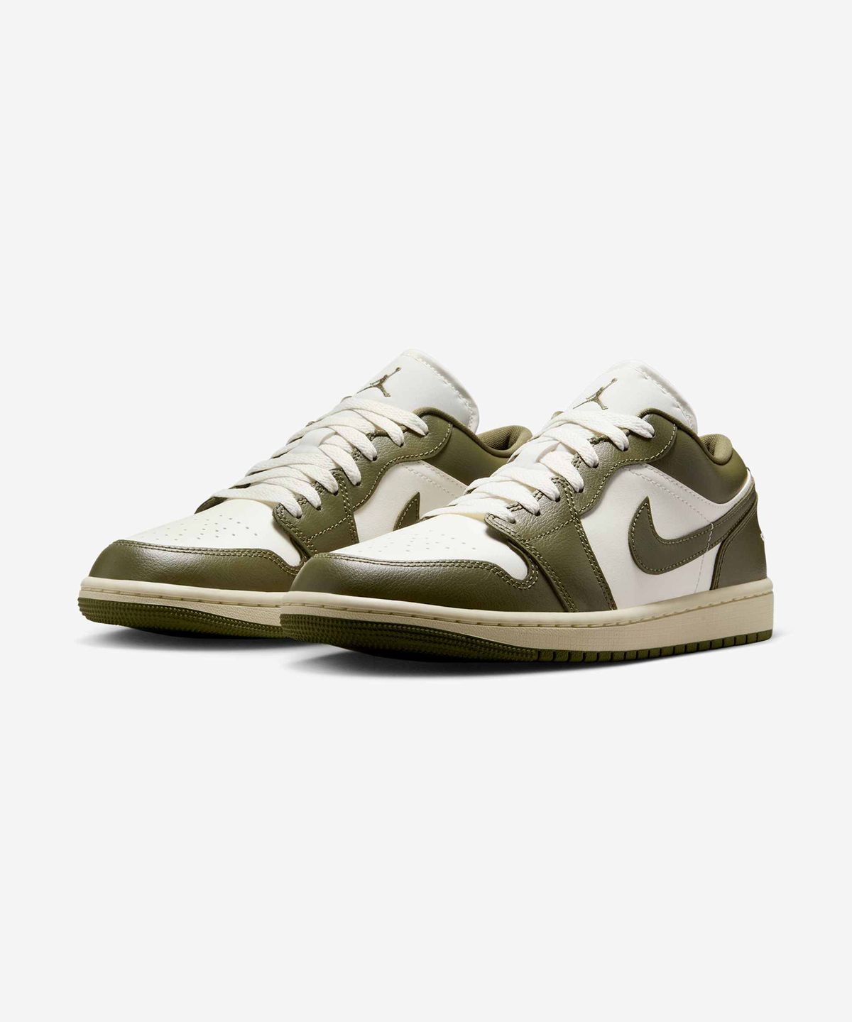 나이키(NIKE) 에어 조던 1 로우 W - 세일:코코넛 밀크:미디엄 올리브 / DC0774-122