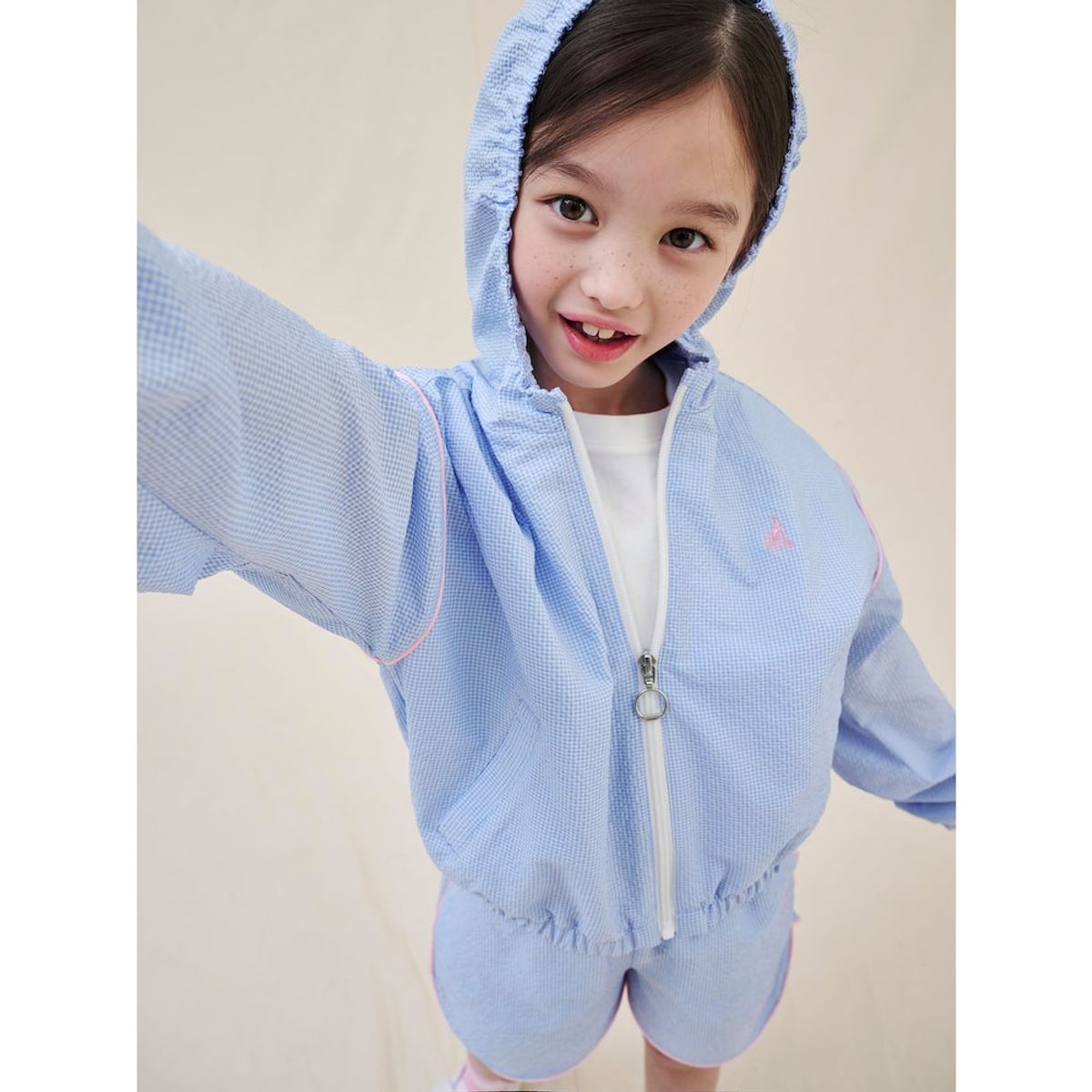 빈폴 키즈(BEANPOLE KIDS) 여아 서커 아우터  스카이 블루 (BI5339G04Q)