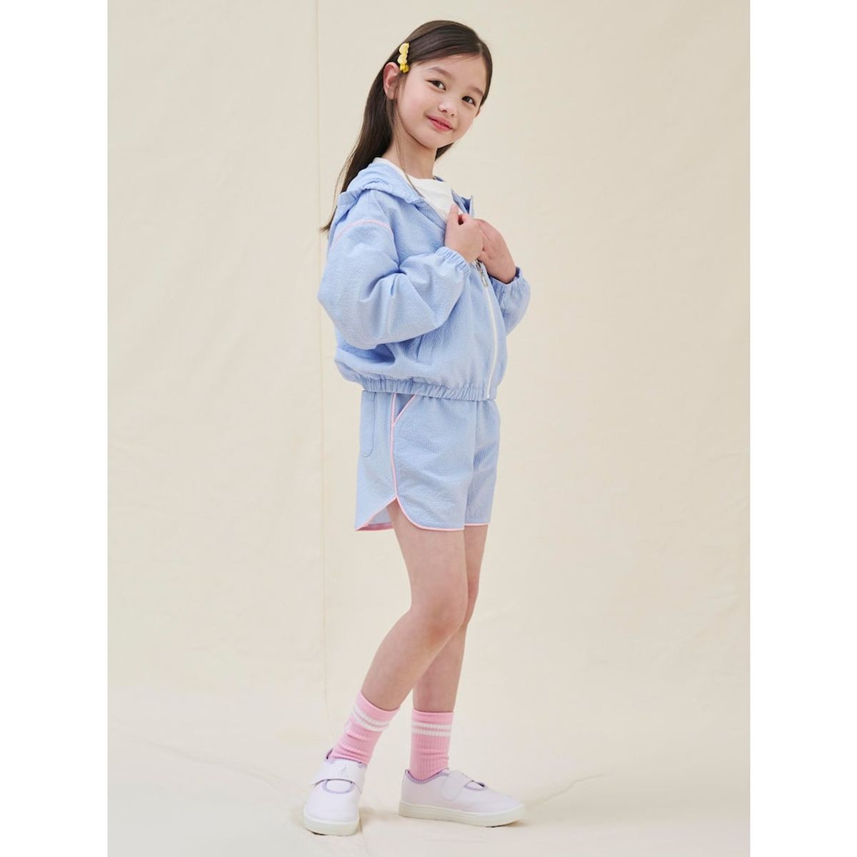 빈폴 키즈(BEANPOLE KIDS) 여아 서커 아우터  스카이 블루 (BI5339G04Q)