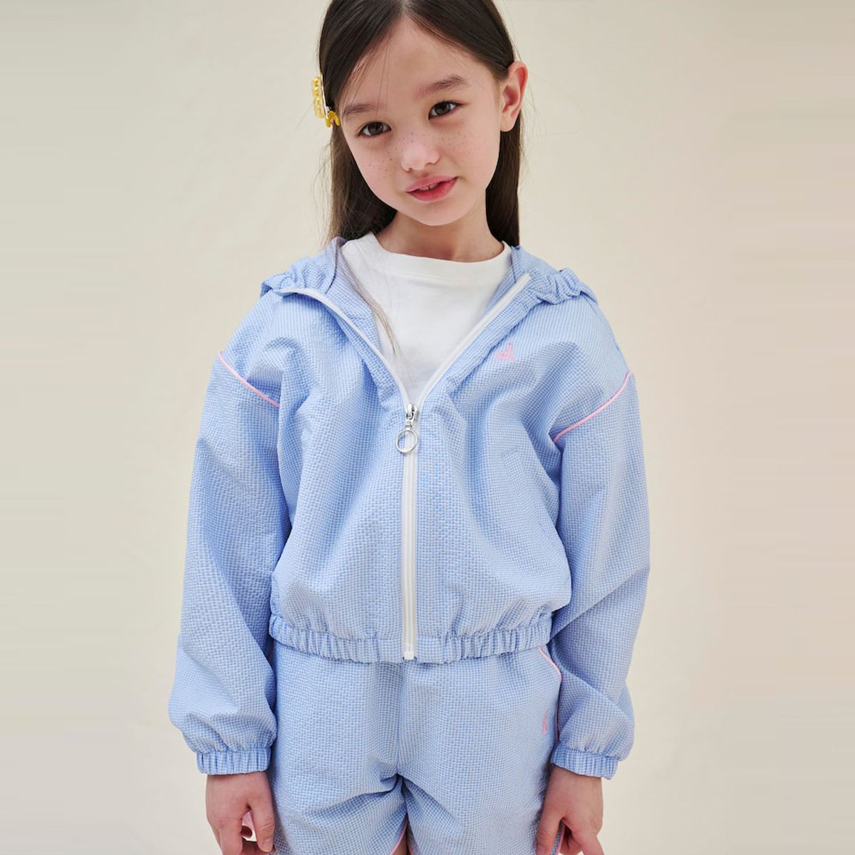 빈폴 키즈(BEANPOLE KIDS) 여아 서커 아우터  스카이 블루 (BI5339G04Q)