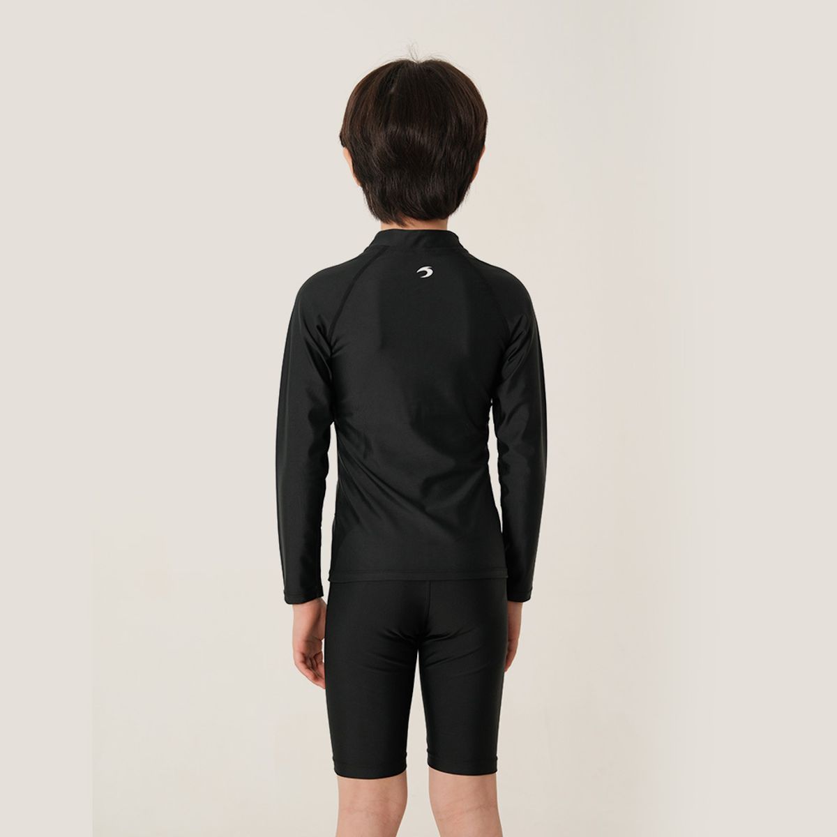 티에스스포츠(TS SPORTS) 남아동 긴팔 반집업 래쉬가드+5부팬츠 M2521+2506