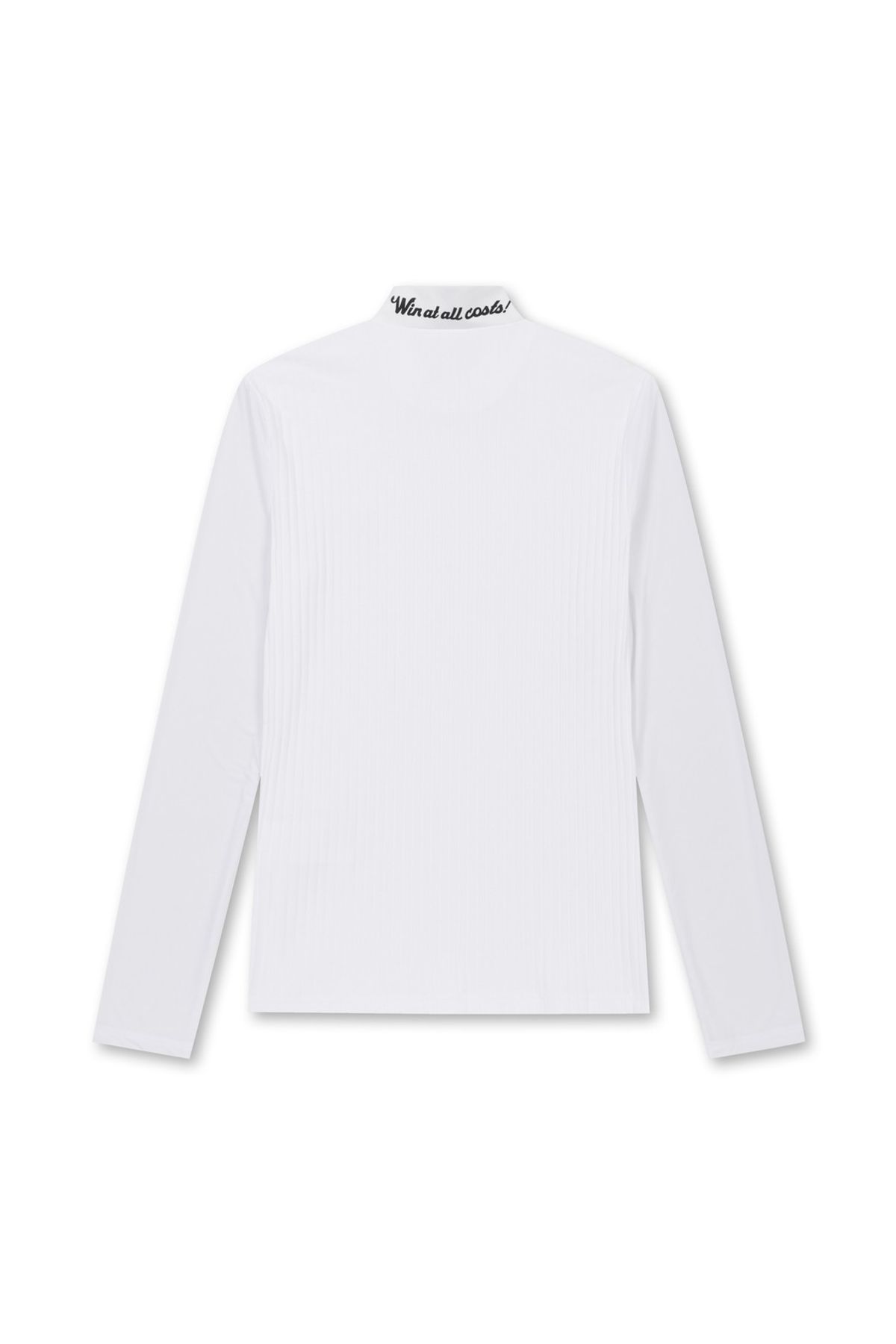 왁(WAAC) Women Cool Ribbed Hybrid Mockneck Top_WWTBM25205WHX