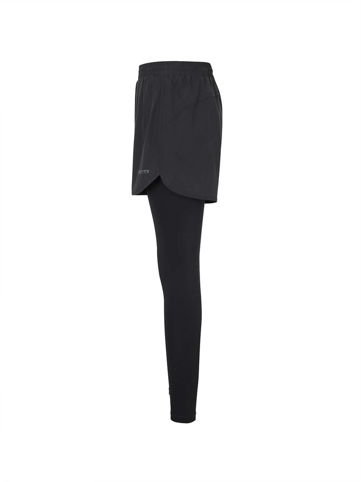 디스커버리 익스페디션(DISCOVERY EXPEDITION) 여성 2 IN 1 레깅스 (BLACK)