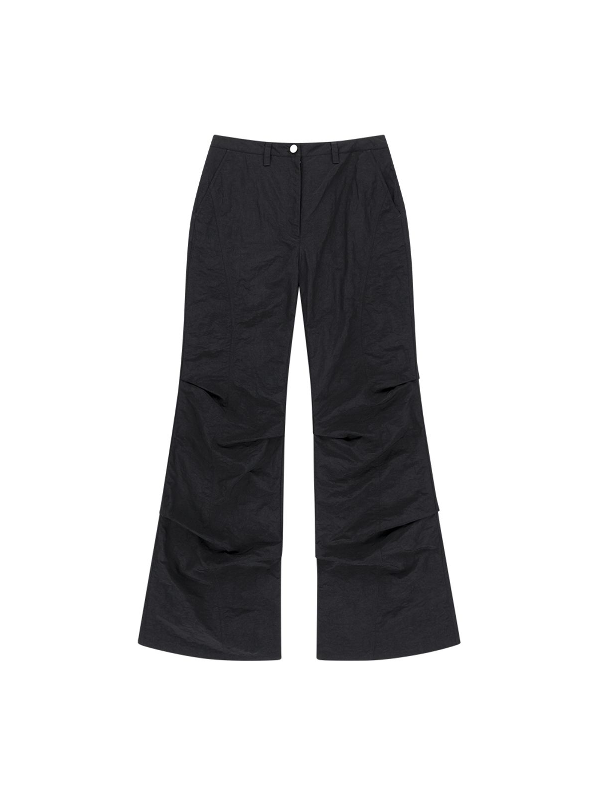 뚜오미오(TUOMIO) TUCKED BOOTSCUT PANTS [BLACK]