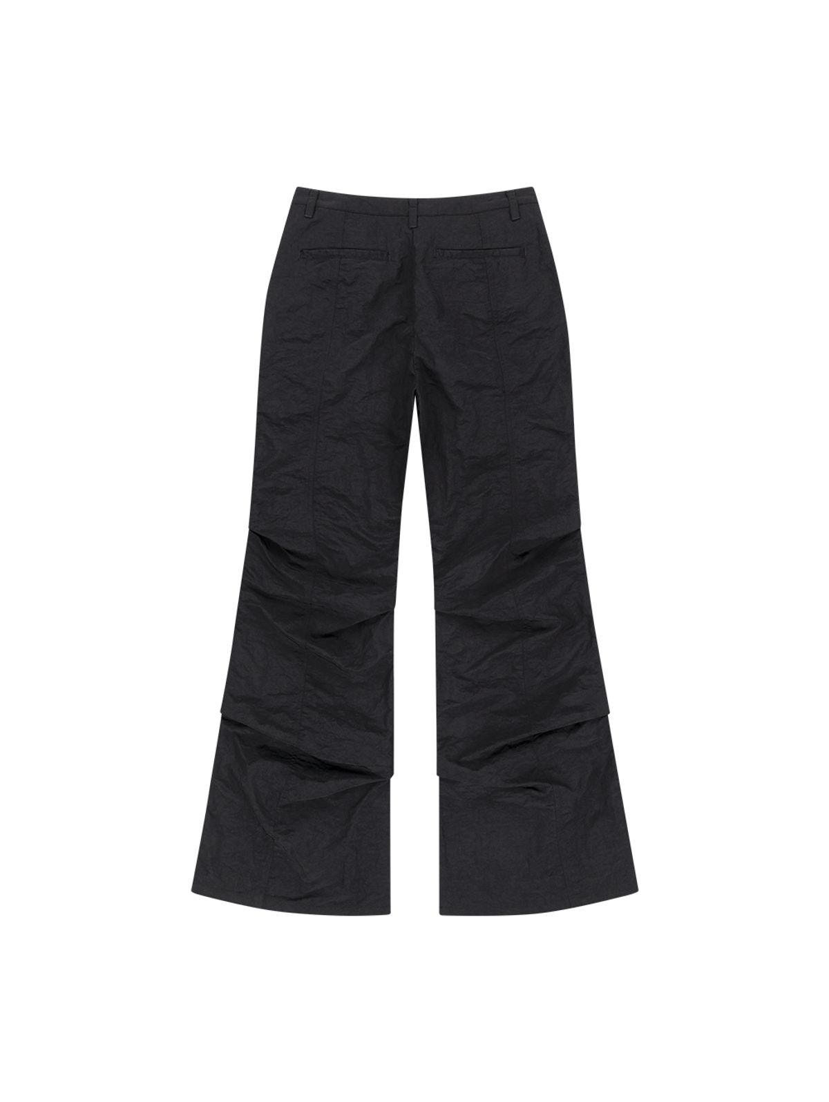 뚜오미오(TUOMIO) TUCKED BOOTSCUT PANTS [BLACK]