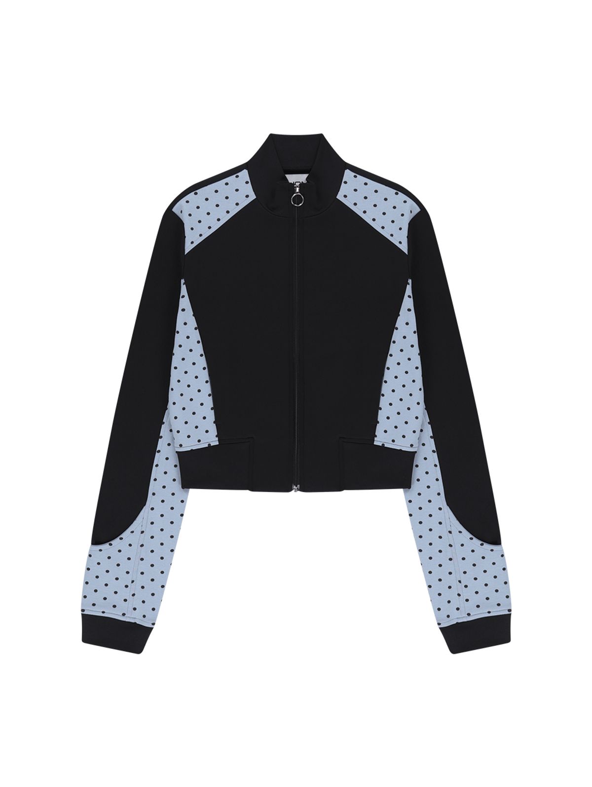 뚜오미오(TUOMIO) DOT LAYERD TRACK JACKET [BLACK]