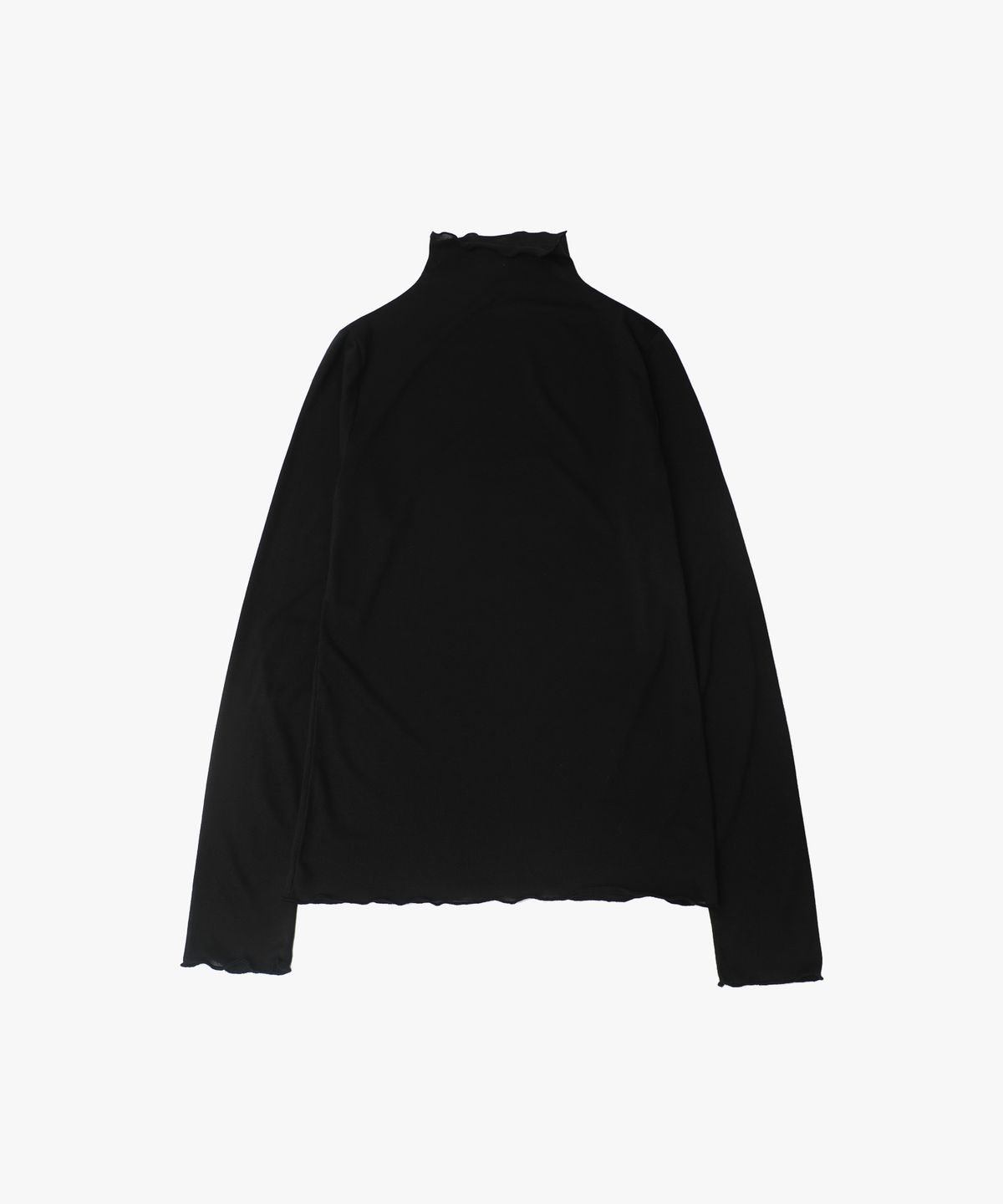 로시로우(LOSSYROW) Layered Frill Long-sleeves   Black