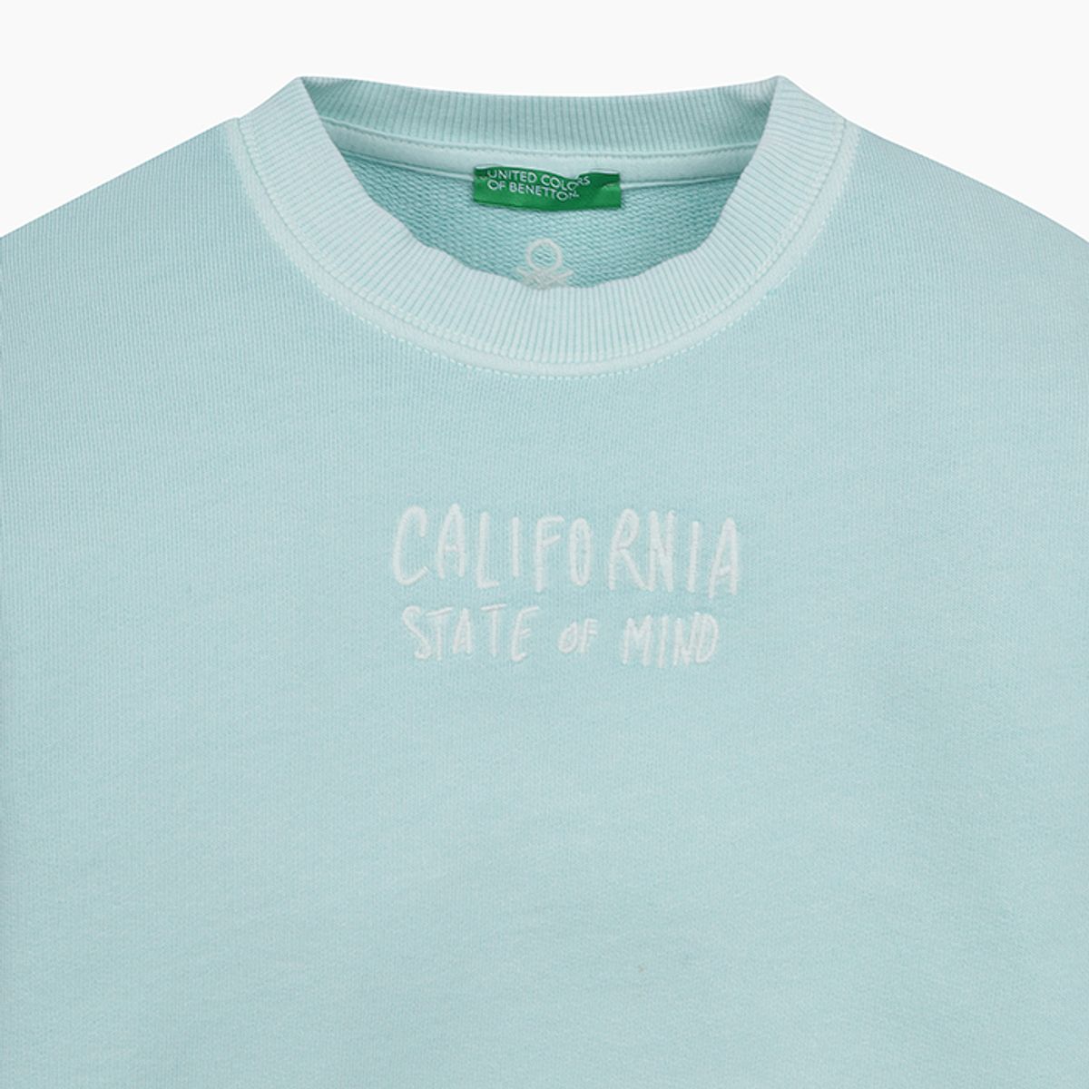 베네통키즈(BENETTONKIDS) 키즈 피그먼트 맨투맨_3WITG10J4LB