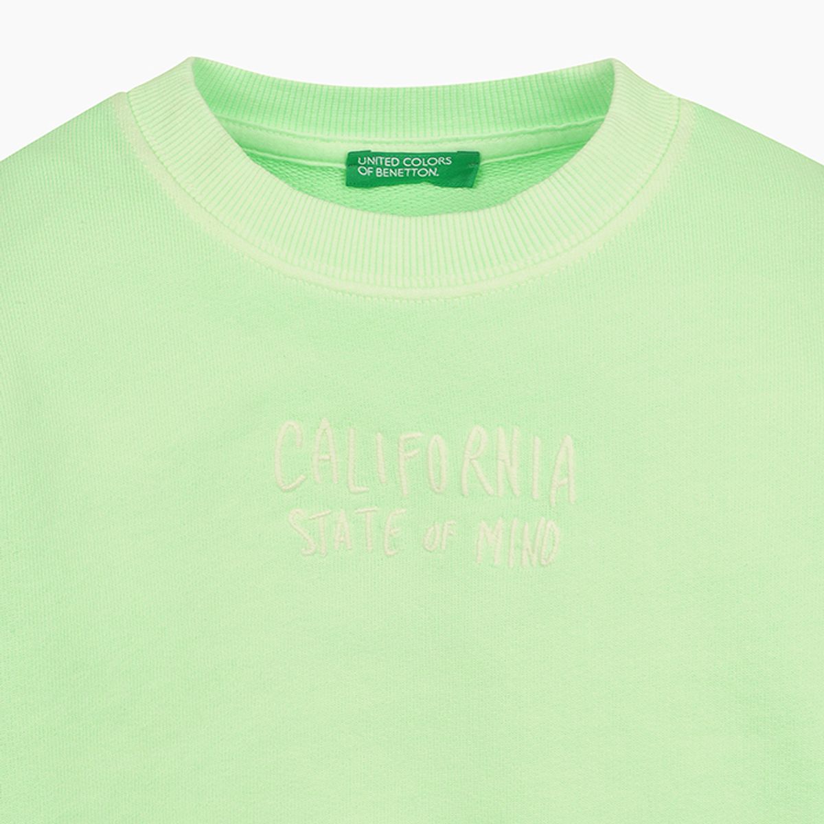 베네통키즈(BENETTONKIDS) 키즈 피그먼트 맨투맨_3WITG10J4GN