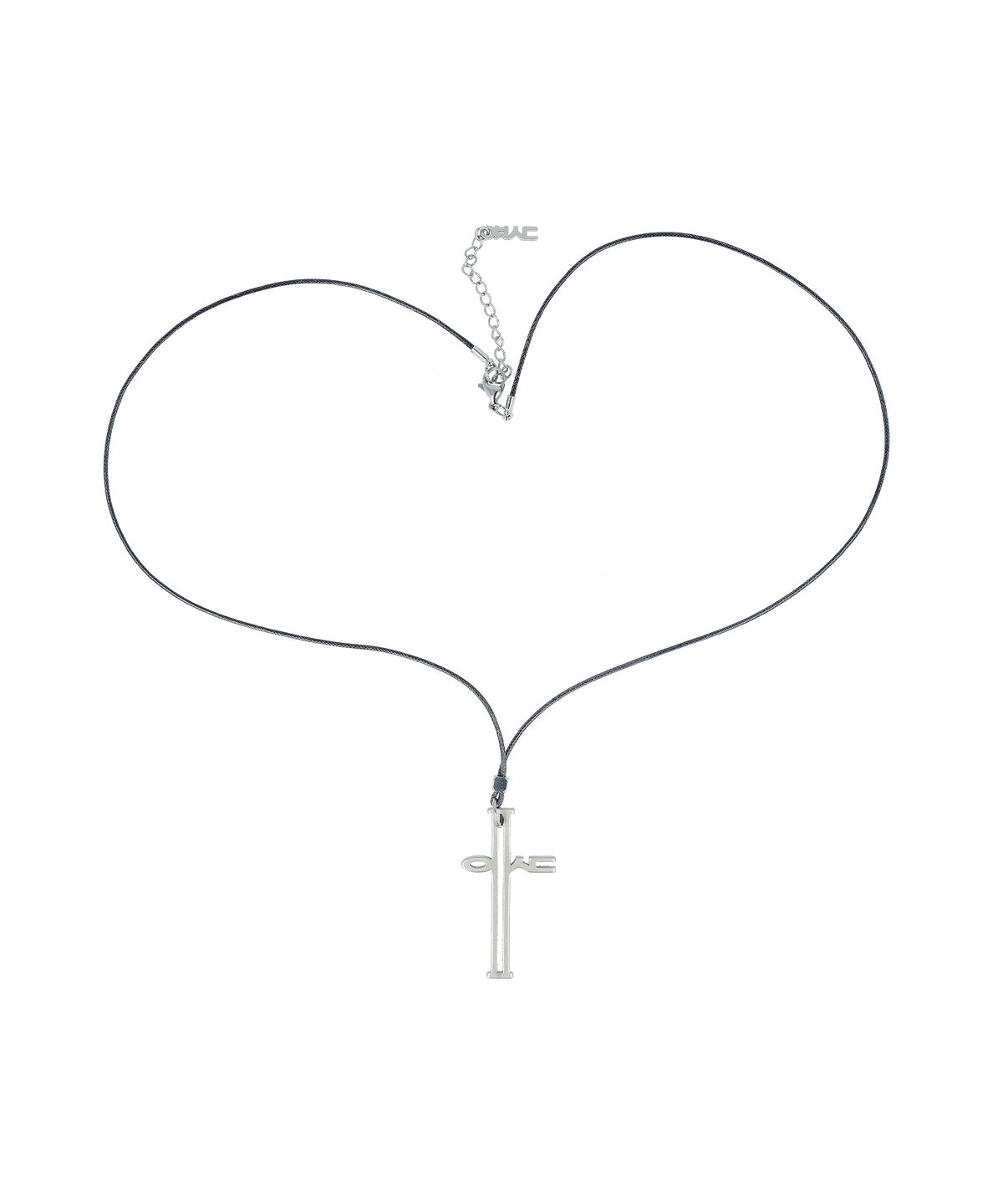 에피소드 언타이틀(EPISODE UNTITLED) Signature Logo Leather Necklace