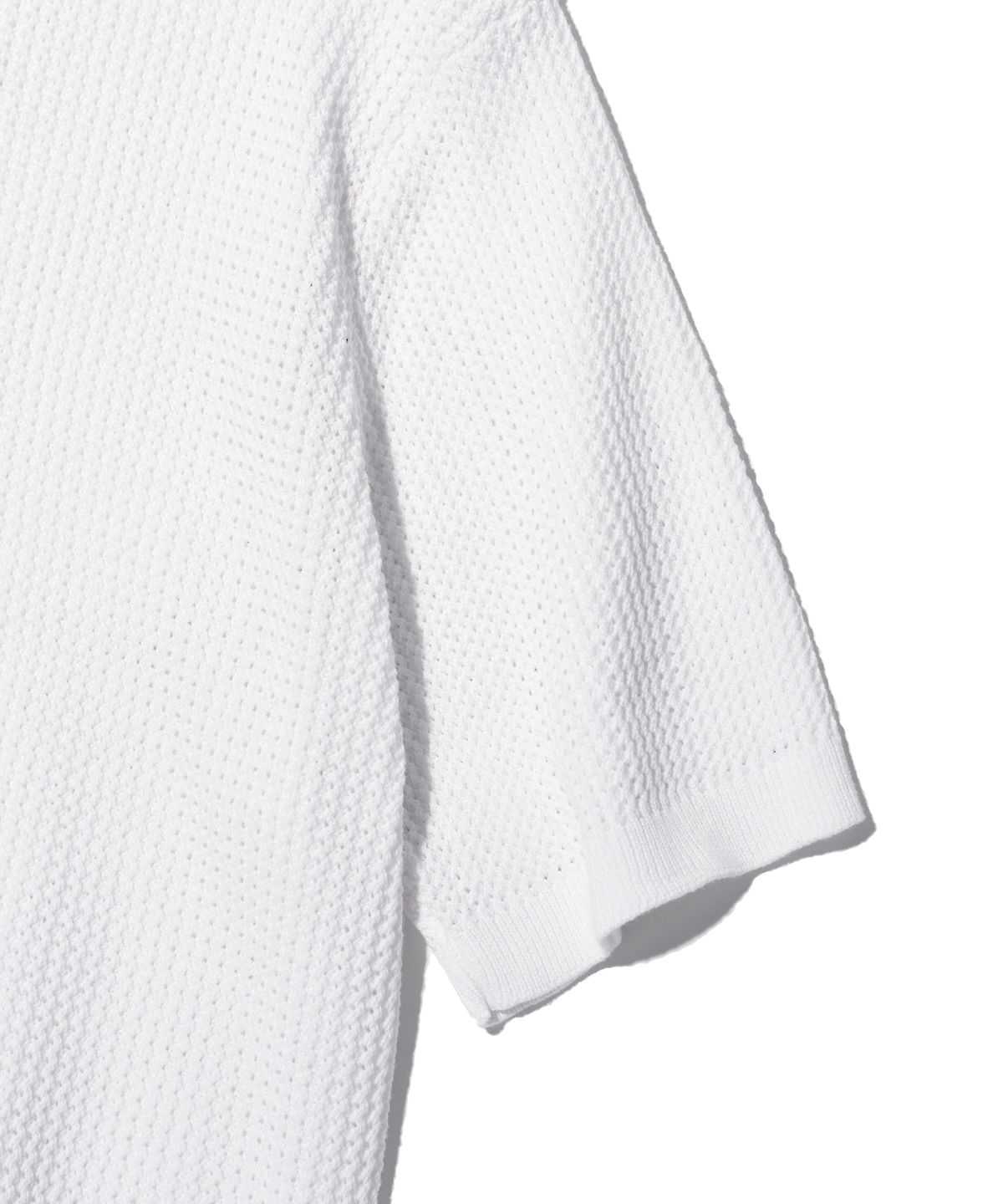 벙커버스터(BUNKERBUSTER) 반팔 카라 니트 OFF WHITE (MP2SU207-001)