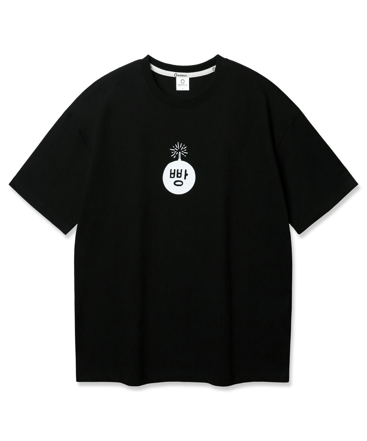 앨빈클로(ALVINCLO) BBANG 오버핏 반팔티 AST4719 (3 COLOR)
