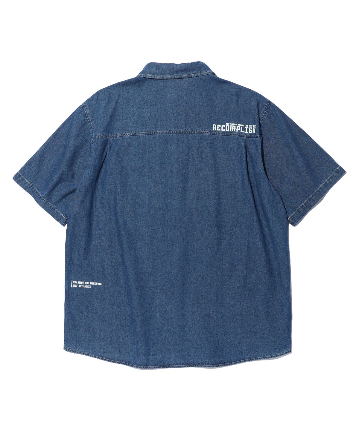 벙커버스터(BUNKERBUSTER) 포켓 데님 반팔 셔츠 INDIGO (MP2YU310-063)