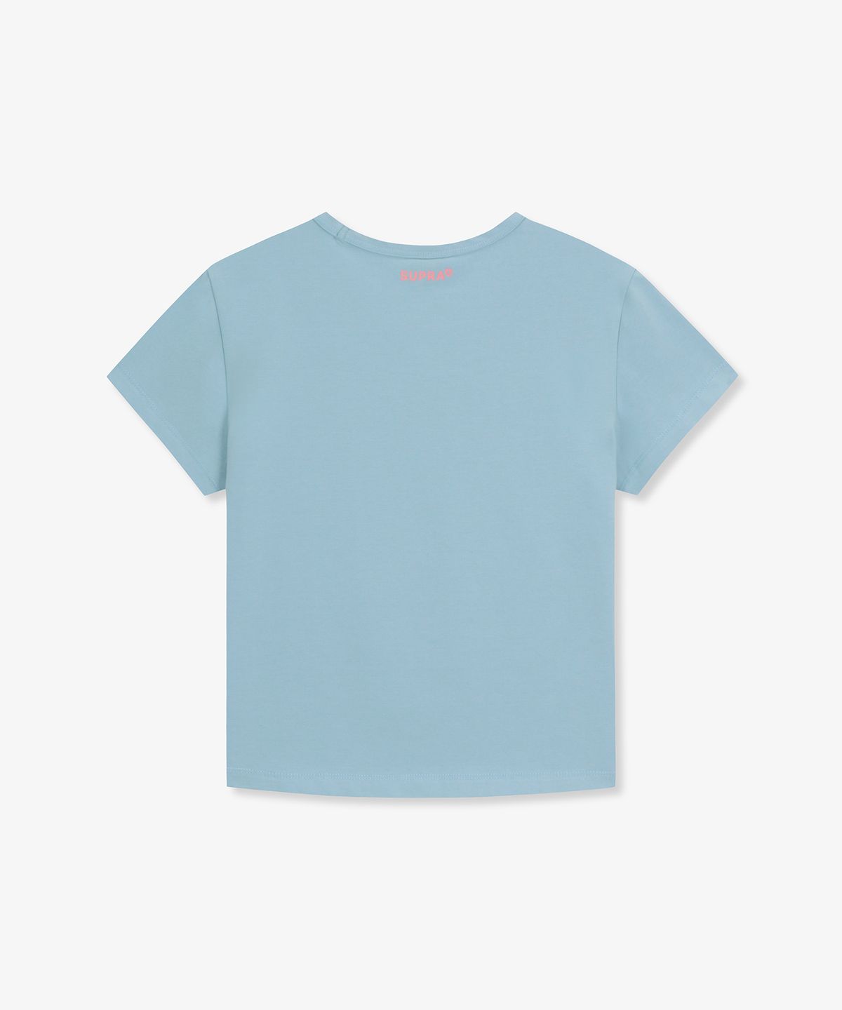 수프라(SUPRA) 여성 크라운 로고 포인트 크롭 티셔츠(BLUE)